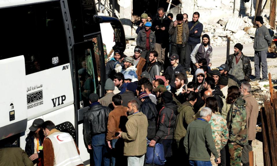 Buses Carrying 450 Evacuees From Syria Cross To Turkey, Lebanon