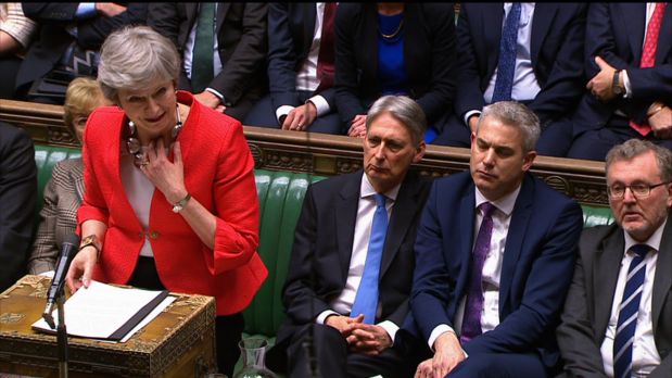 Theresa May suffers second Brexit vote defeat