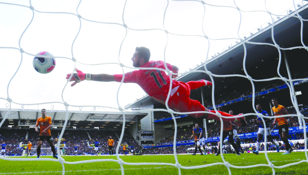Football English Premier League Everton score with Richarlison double