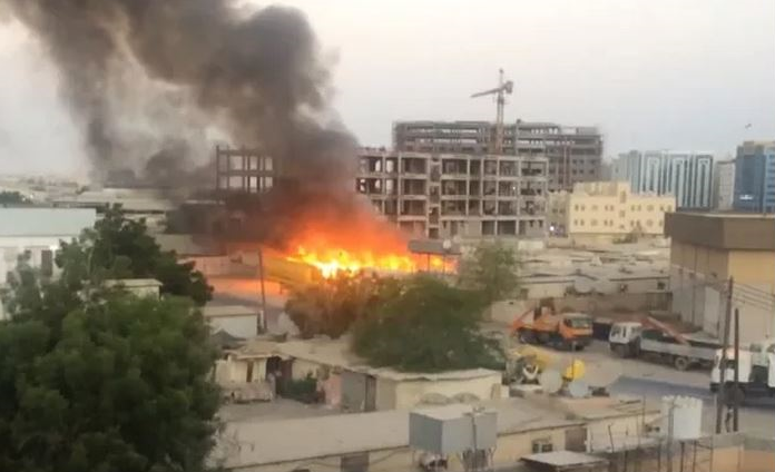 Middle East News: Oman: Massive fire in Ghala industrial area