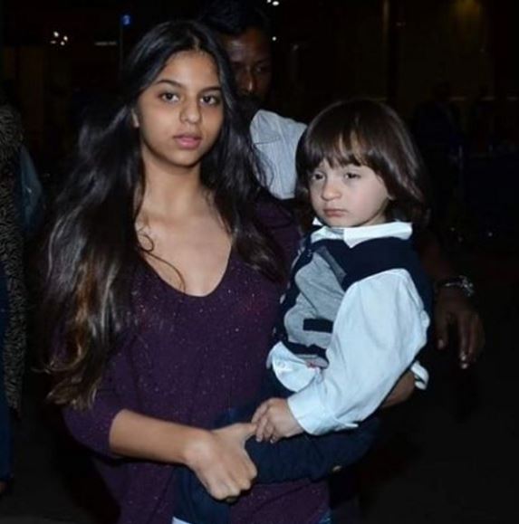 Bollywood: Shah Rukh Khan's kids look cute, check out these pictures of Aryan, Suhana and AbRam Bollywood: Shah Rukh Khan's kids look cute, check out these pictures of Aryan, Suhana and AbRam