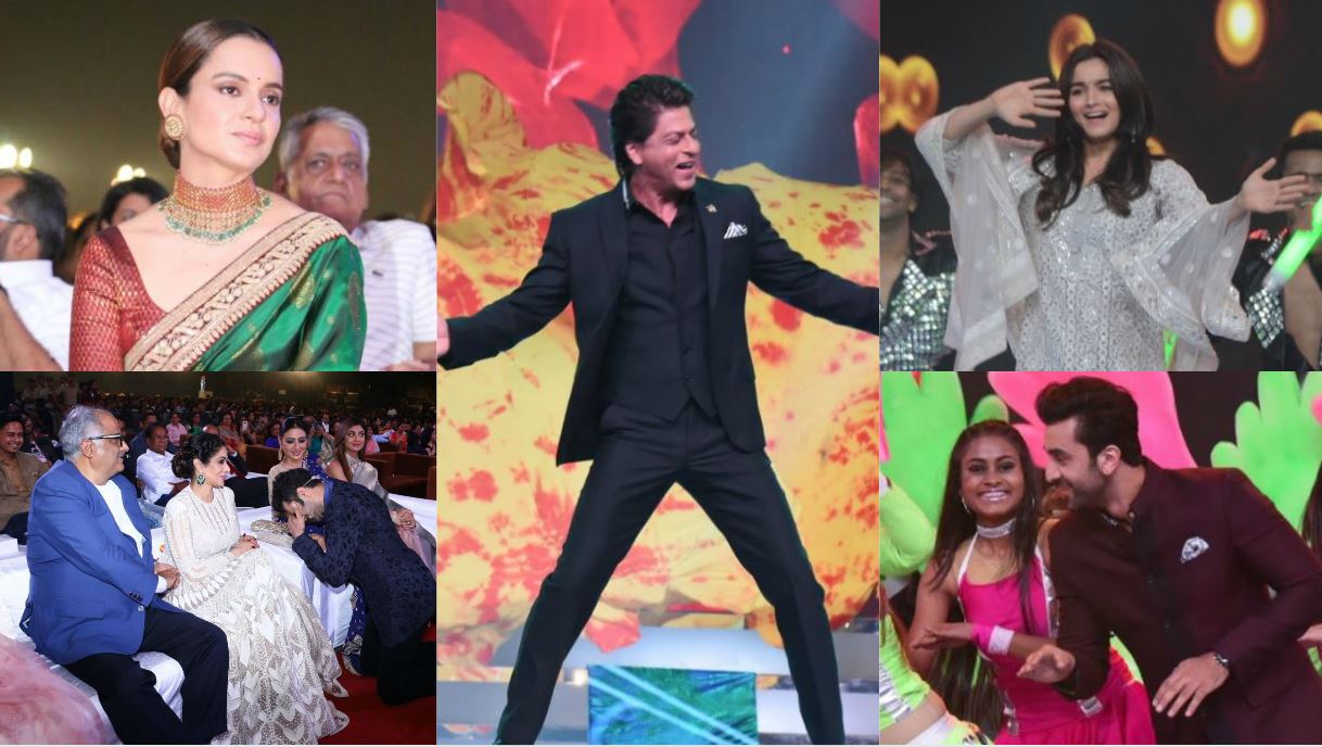 Celebs Glittery, wacky dresses and OTT dance moves Celebs Glittery, wacky dresses and OTT dance moves