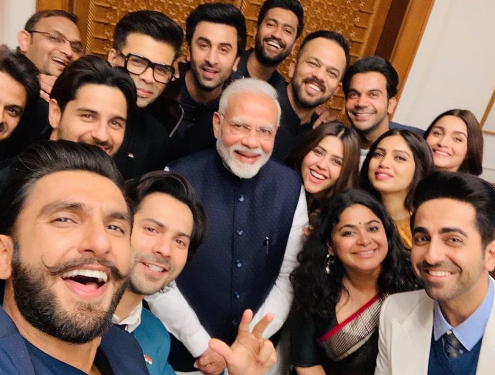 Bollywood: Photos: Indian PM Narendra Modi meets young Bollywood stars