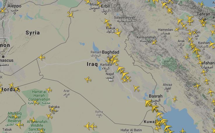 Middle East News: UPDATE: Airlines re-route or cancel flights around ...