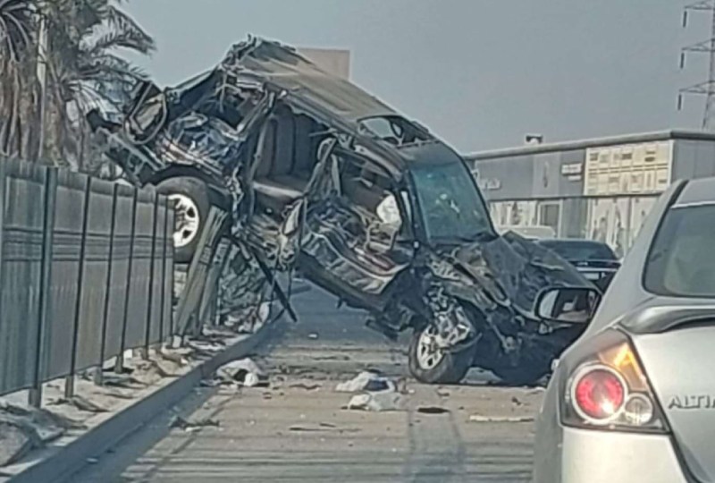 Bahrain News Driver killed in highway road smash