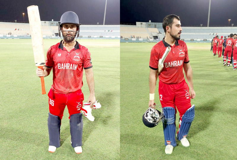 Cricket Bahrain fight back to Saudi