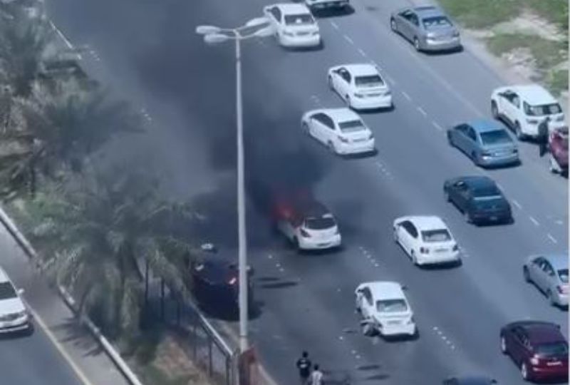 Bahrain News: Highway accident causes traffic congestion