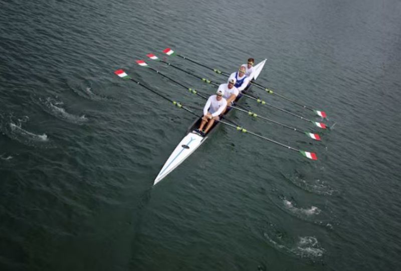 OMG: Italian rower's father pedals to Paris for charity