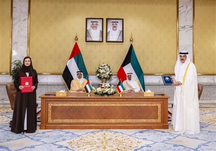 Kuwait and UAE sign multiple agreements, MoUs...