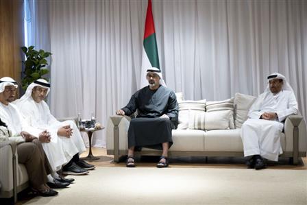Crown Prince of Abu Dhabi meets UAE team at...