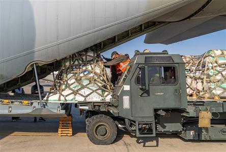 Kuwait's 3rd relief plane in Jordan, to deliver...