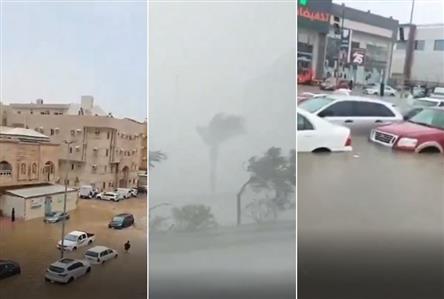 Saudi issues weather alerts after severe thunderstorm...