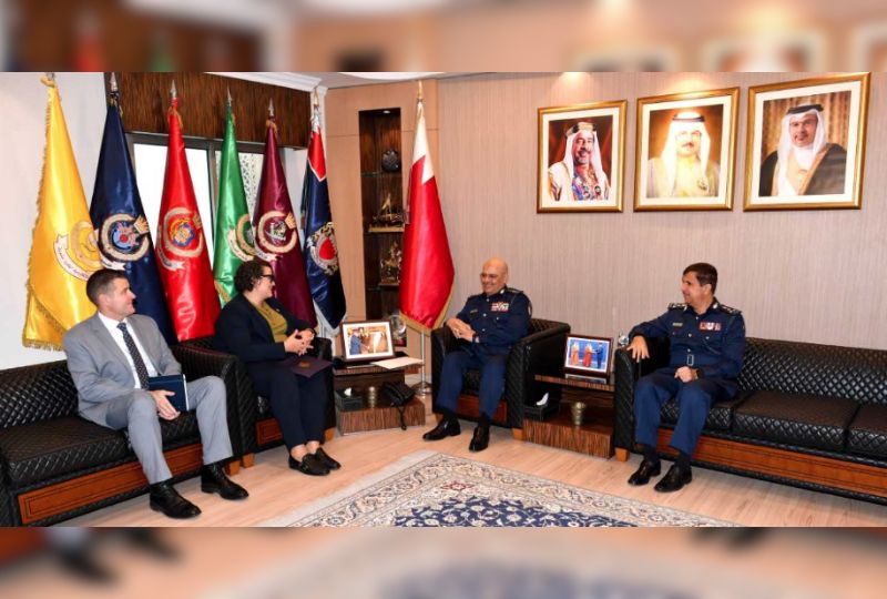 Police Chief Lieutenant General Tariq Al Hassan yesterday received US Embassy Deputy Chief of Mission Elizabeth Litchfield, in the presence of Assistant Chief of Police for Operations and Training Brigadier Mohammed Abdulla Al Haram. Lt Gen Al Hassan commended growing bilateral ties between Bahrain and the US across various domains. They also reviewed means to enhance co-operation, co-ordination and the exchange of expertise.