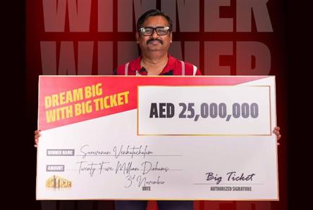 AED 25 million Big Ticket winner splits prize...