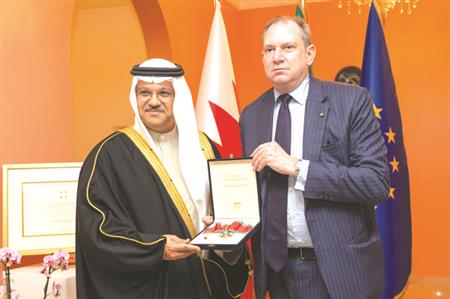 Baca president conferred with top Italian honour...