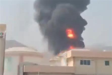 Fire brought under control at Fujairah Oil Industry...