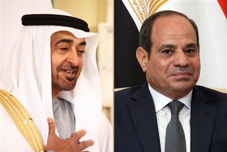 UAE and Egyptian Presidents discuss cooperation...