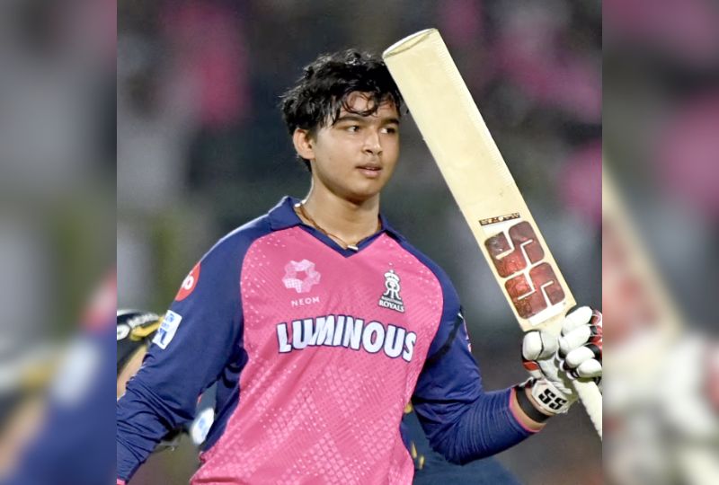 Sooryavanshi lit up his debut season with a 35-ball hundred against Gujarat Titans last year