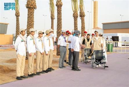 Al-Jouf volunteers provide humanitarian services...