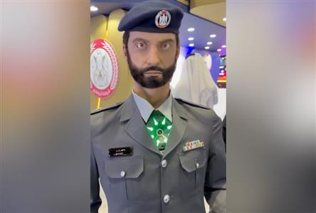 Abu Dhabi Police introduces Major Saqr the robot...