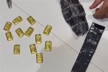 Gold worth BD 169,000 found hidden in aircraft...