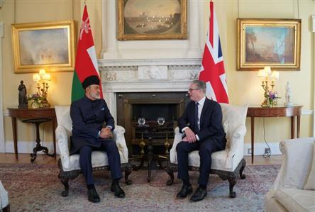 Oman Sultan meets UK Prime Minister