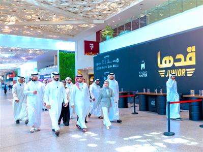 Shaikh Nasser visits Gadeha Junior camp