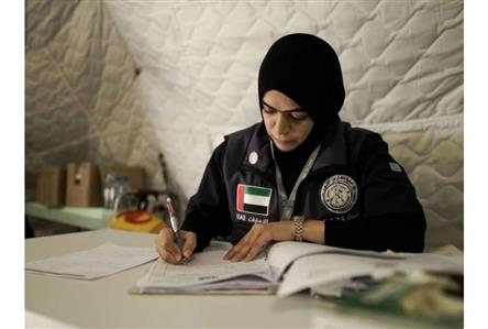 Emirati women support Palestinians through Operation...