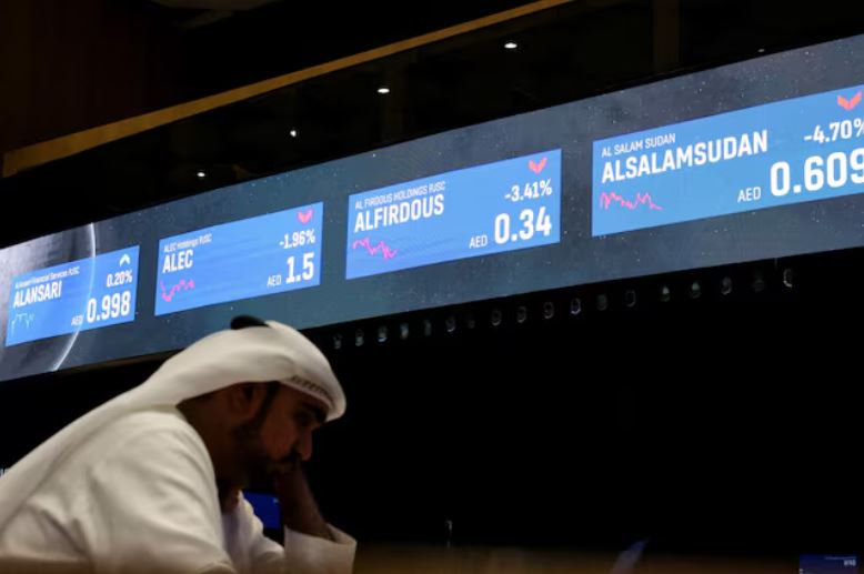 Gulf stocks fall on geopolitical tensions as US-Iran military action near Strait of Hormuz weighs on risk appetite; Dubai index leads declines