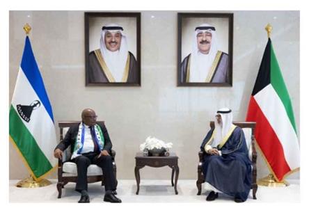 Kuwait, Lesotho foreign ministers discuss bilateral...