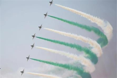 Royal Saudi Air Force performs aerial displays...