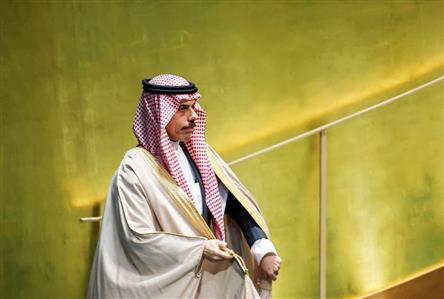 Saudi foreign minister arrives in Washington...