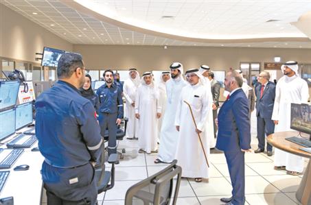 Royal visit to Bapco Refinery