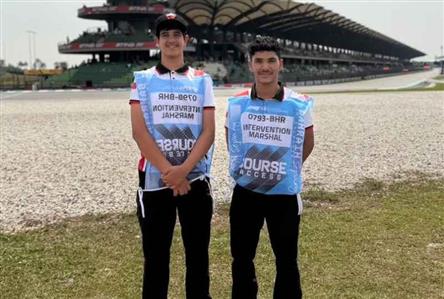 Young Bahraini marshals shine on global F1 stage...