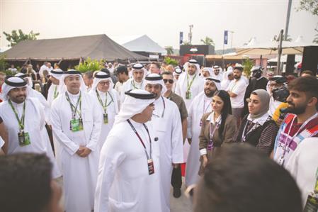 HRH Prince Salman meets guests attending Formula...
