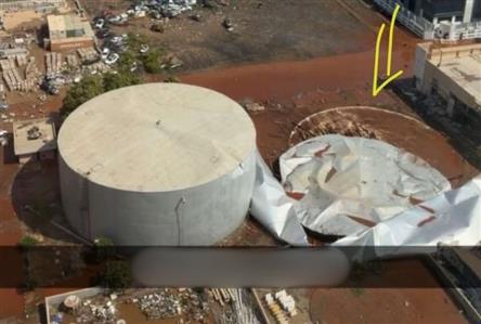 Water tank collapse at Jeddah university floods...