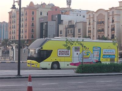 Resting facilities in buses for delivery riders...