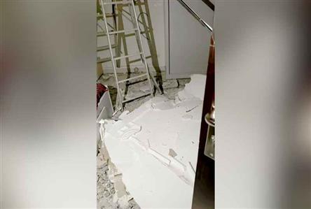 Council inspects damaged Hamad Town home